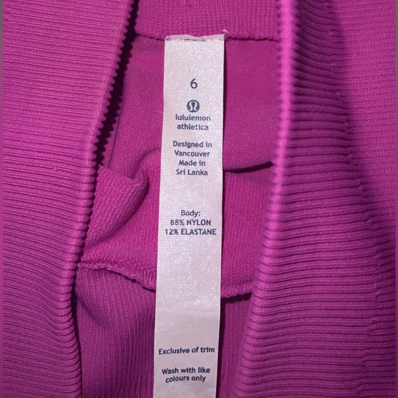 Unique Purple Lululemon Leggings - Picture 3 of 3